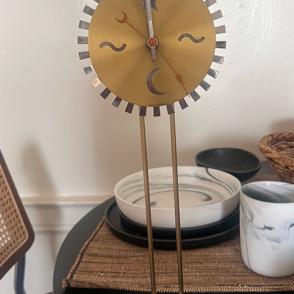 Rare Vintage Ikea Sunburst Clock